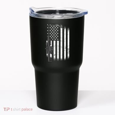 Reapers Gun Flag Tumbler