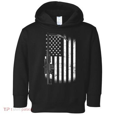 Reapers Gun Flag Toddler Hoodie