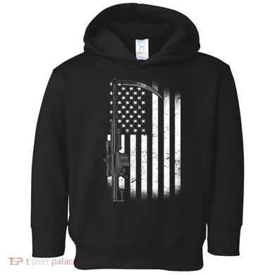 Reapers Gun Flag Toddler Hoodie