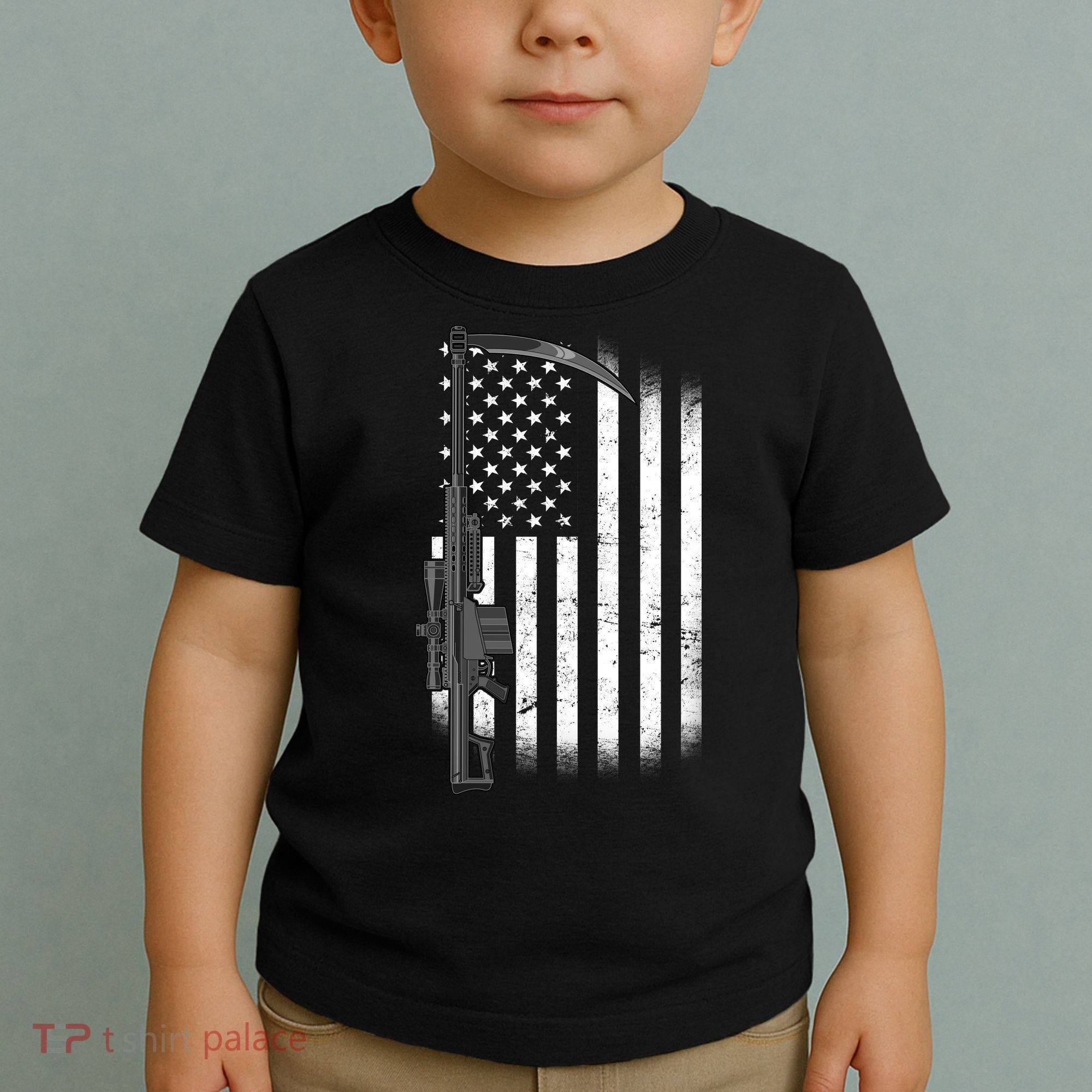 Reapers Gun Flag Toddler T-Shirt