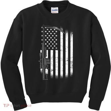 Reapers Gun Flag Kids Sweatshirt