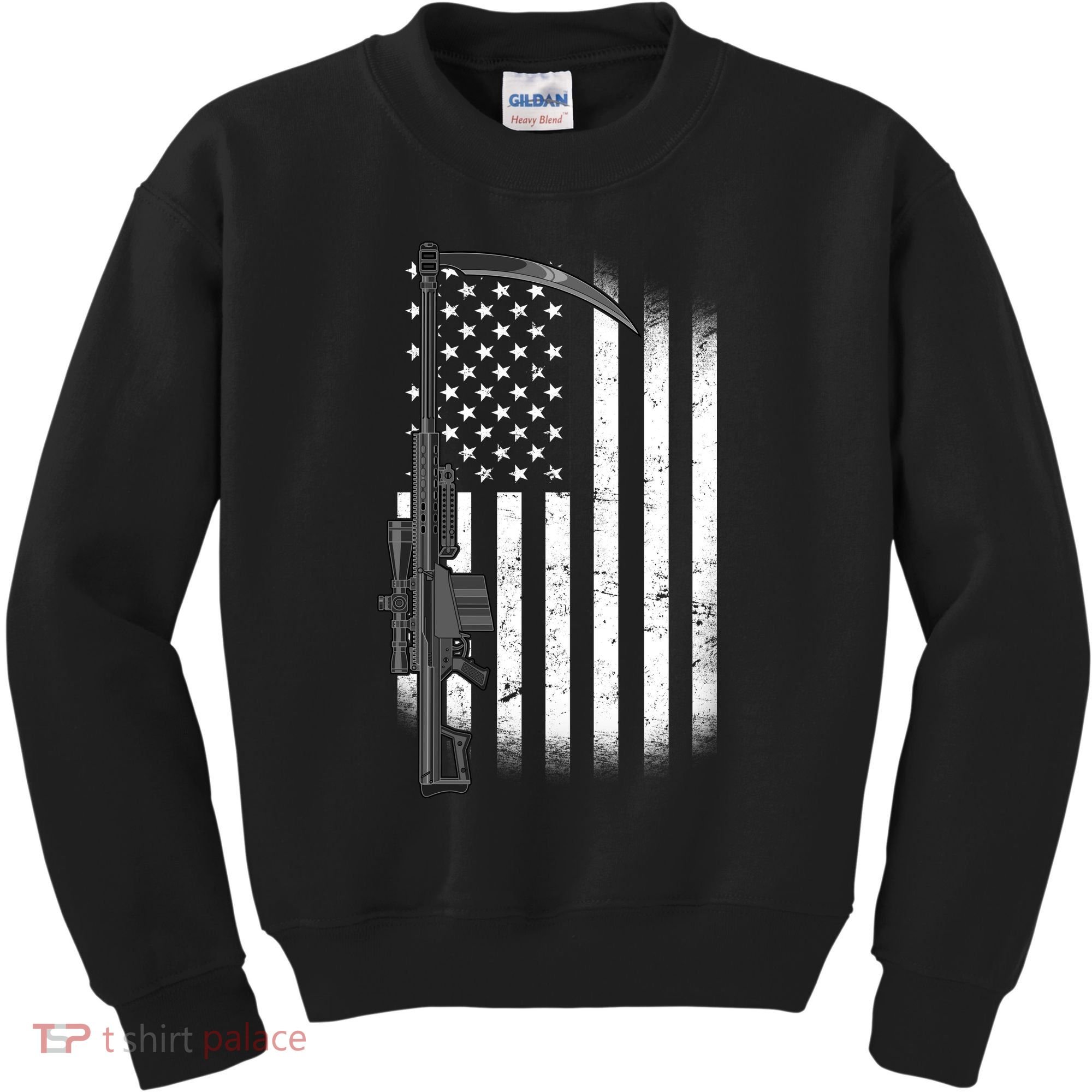 Reapers Gun Flag Kids Sweatshirt