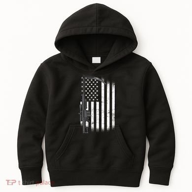 Reapers Gun Flag Kids Hoodie