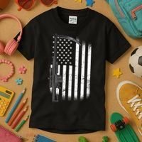 Reapers Gun Flag Kids T-Shirt thumb 3