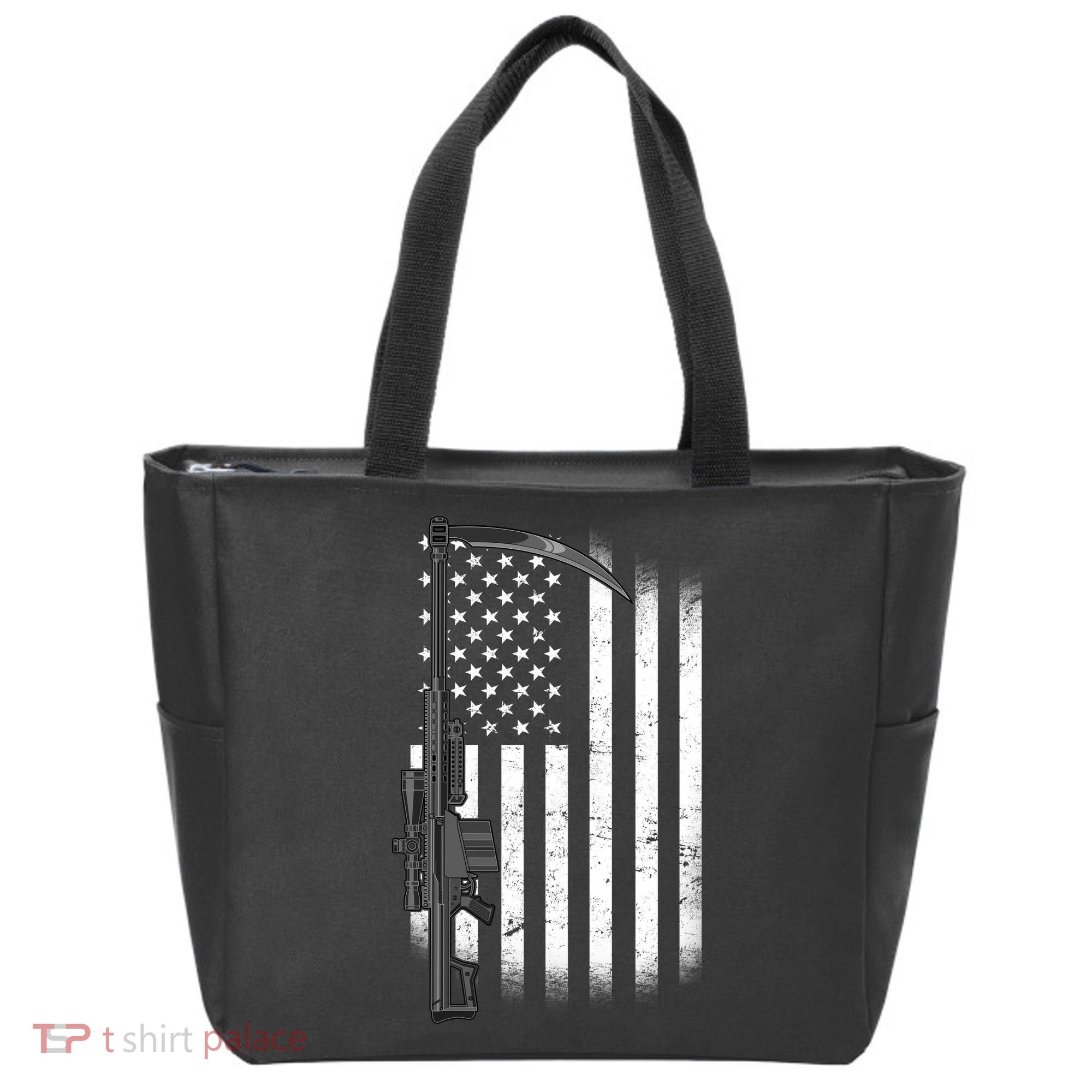 Reapers Gun Flag Tote Bag