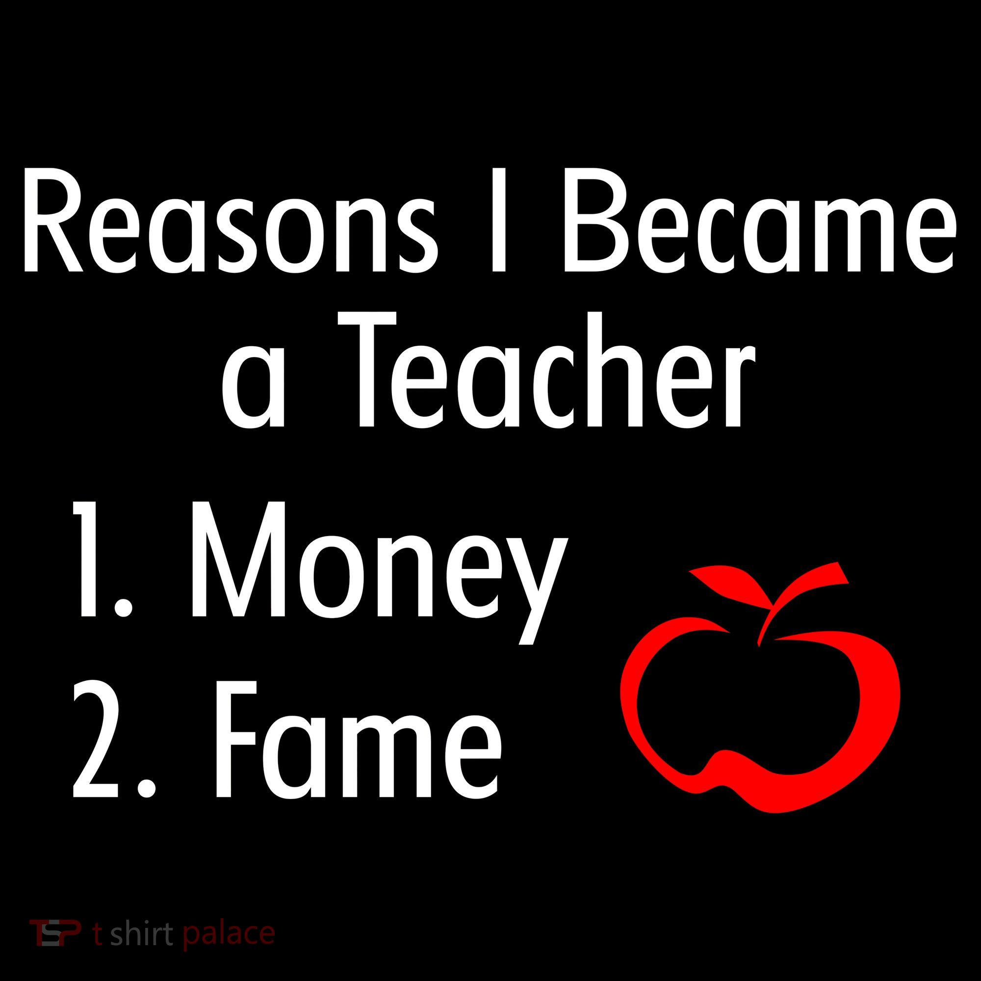 Reasons I Became A Teacher Funny Ornament