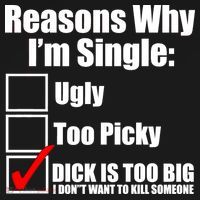 Reasons Why Im Single Ugly Picky Dick Too Big Mens Funny Women's Tank Top thumb 5