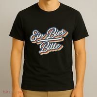 Retro Ein Bier Bitte Funny Vintage Beer German Oktoberfest T-Shirt thumb 3