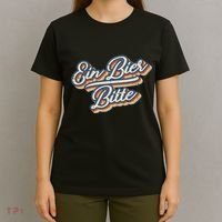 Retro Ein Bier Bitte Funny Vintage Beer German Oktoberfest T-Shirt thumb 4