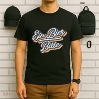 Retro Ein Bier Bitte Funny Vintage Beer German Oktoberfest T-Shirt thumb 6