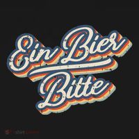 Retro Ein Bier Bitte Funny Vintage Beer German Oktoberfest T-Shirt thumb 7
