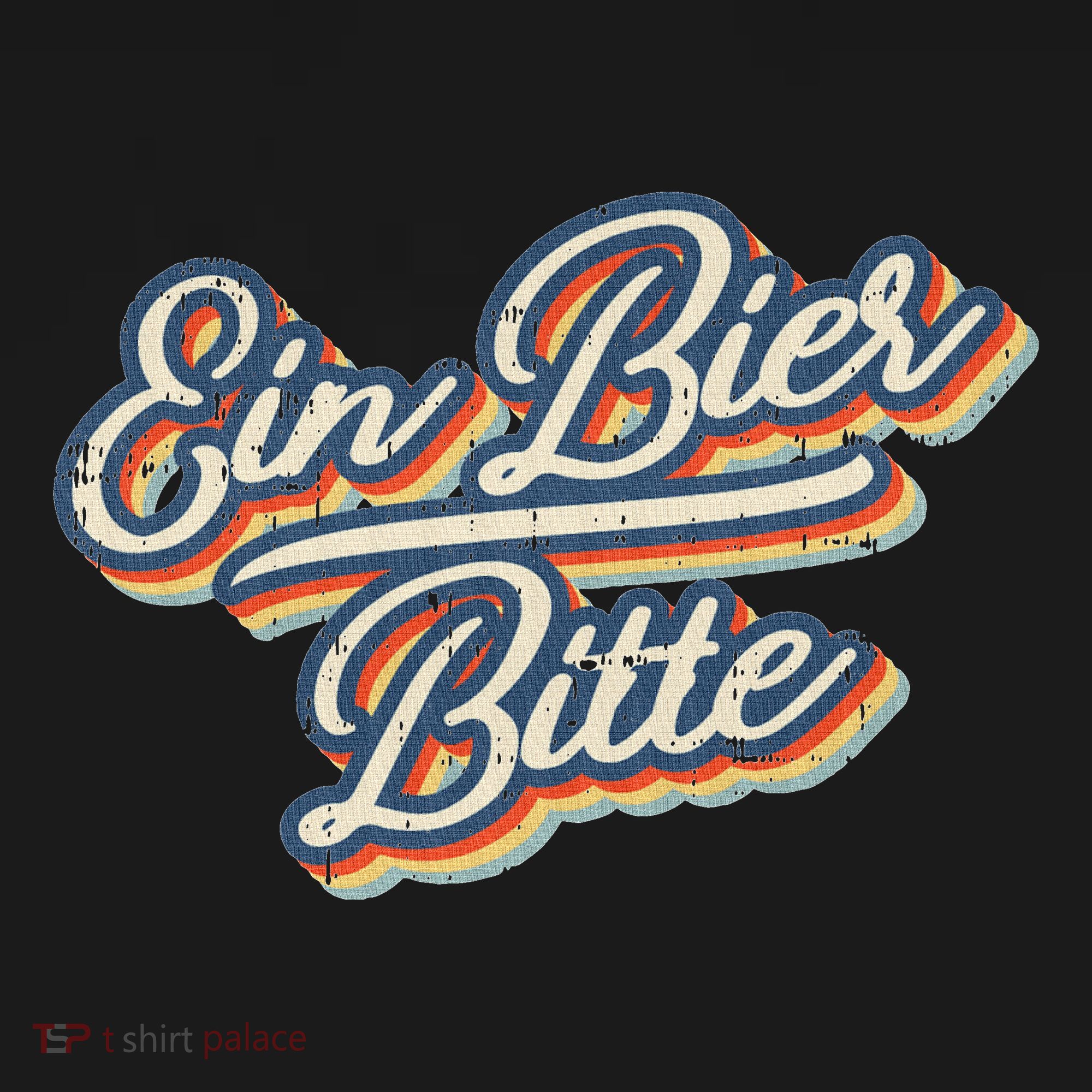 Retro Ein Bier Bitte Funny Vintage Beer German Oktoberfest T-Shirt