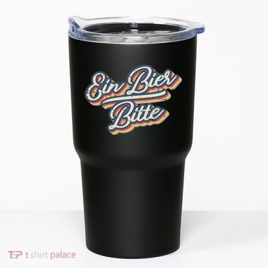 Retro Ein Bier Bitte Funny Vintage Beer German Oktoberfest Tumbler