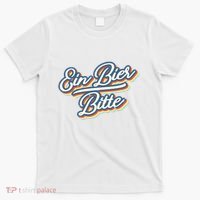 Retro Ein Bier Bitte Funny Vintage Beer German Oktoberfest T-Shirt thumb 0