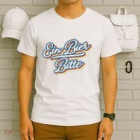 Retro Ein Bier Bitte Funny Vintage Beer German Oktoberfest T-Shirt thumb 6