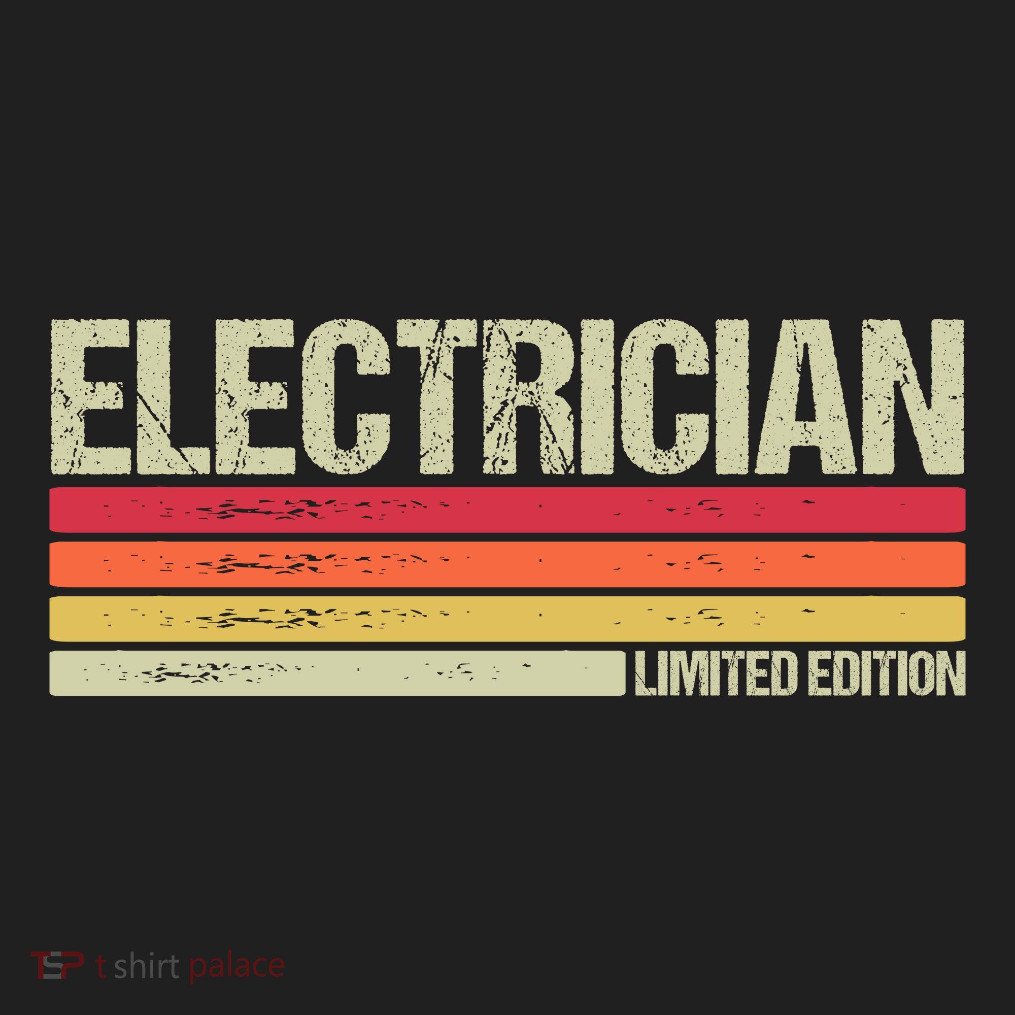 Retro Electrician Birthday Job Title Beanie
