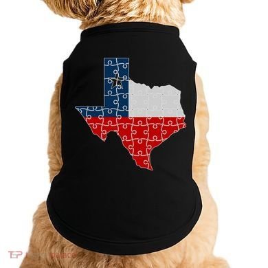Rebuilding Texas Jigsaw Doggie Tank