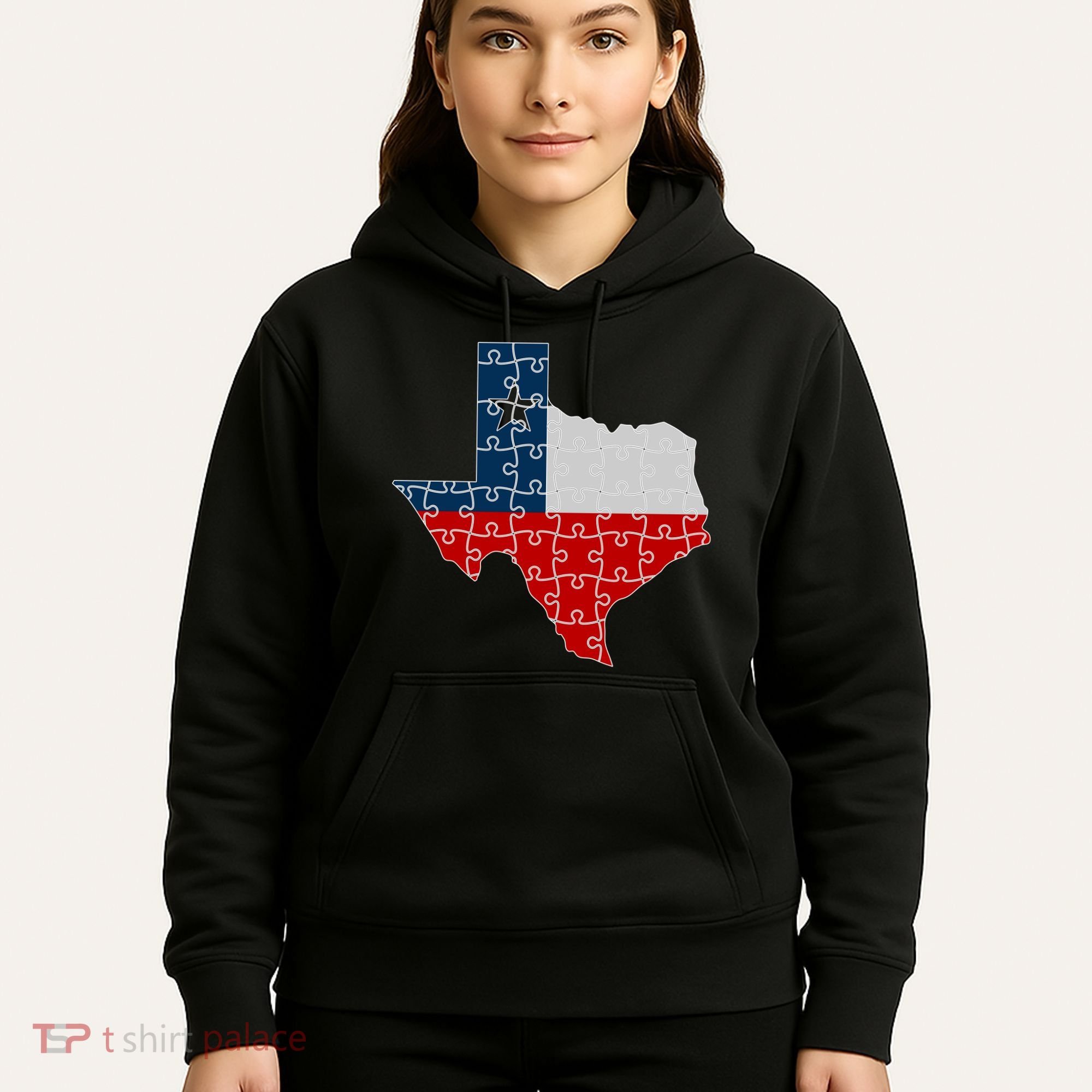 Rebuilding Texas Jigsaw Hoodie