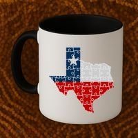 Rebuilding Texas Jigsaw Coffee Mug thumb 2