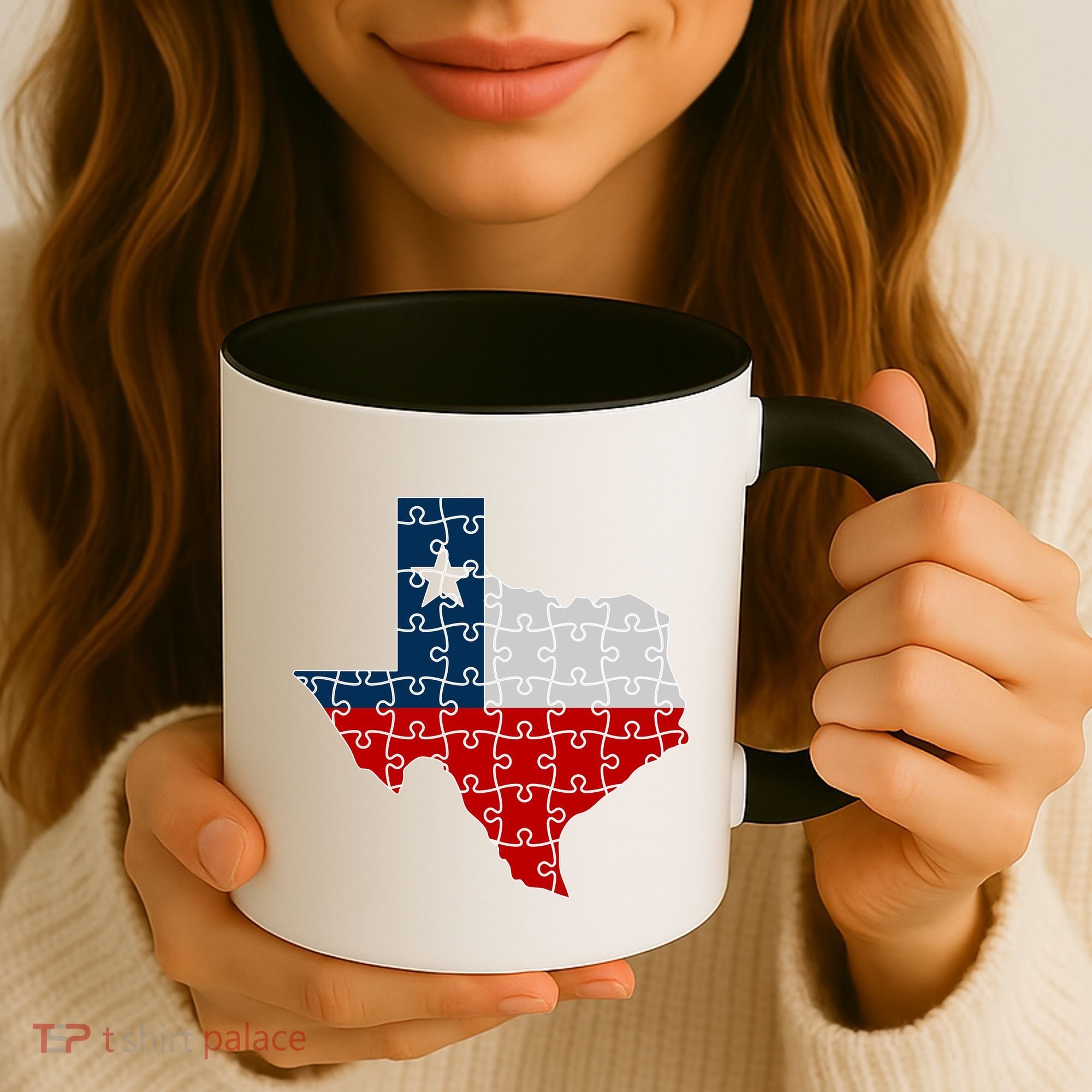 Rebuilding Texas Jigsaw Coffee Mug