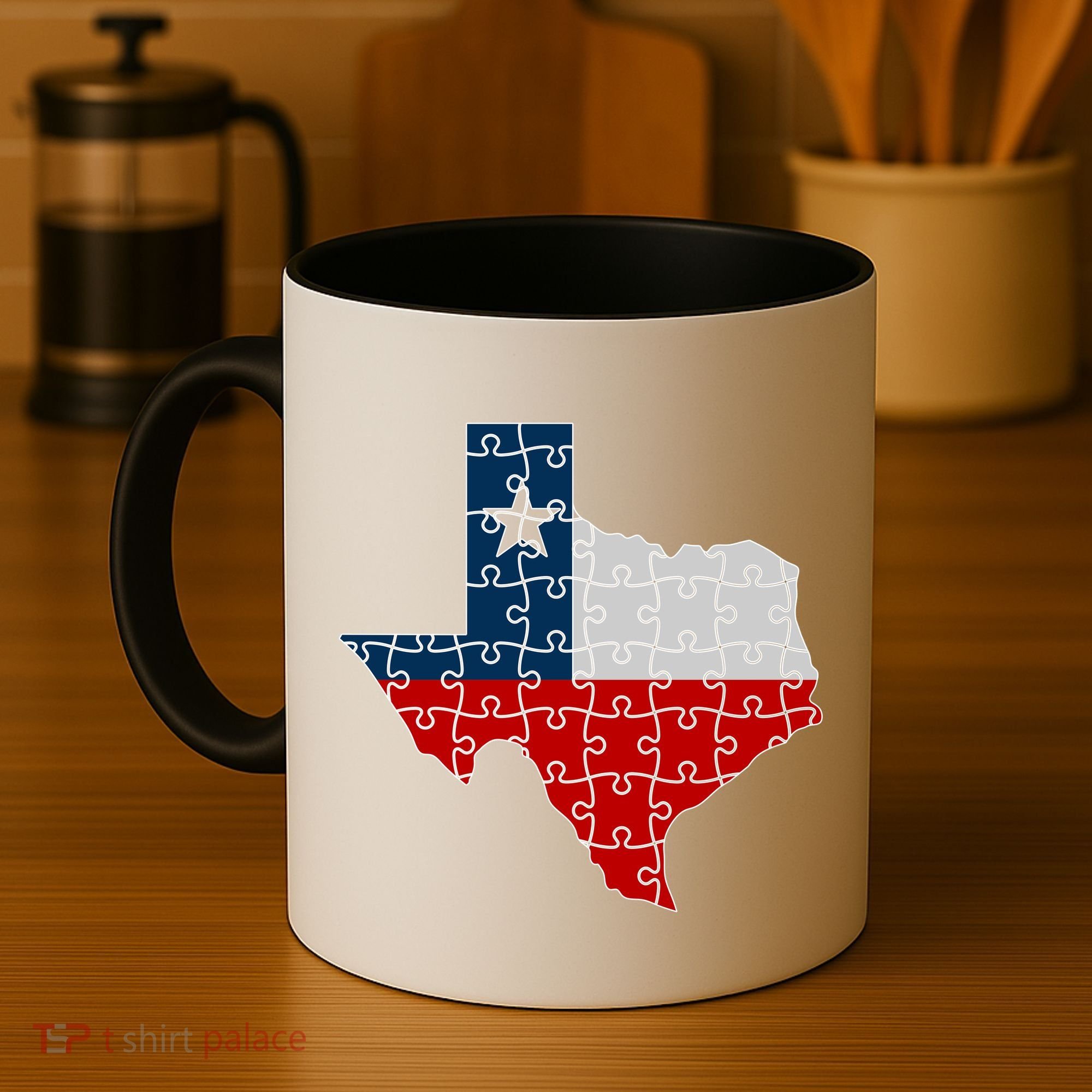 Rebuilding Texas Jigsaw Coffee Mug