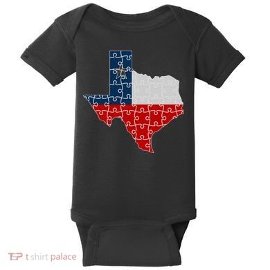 Rebuilding Texas Jigsaw Baby Bodysuit