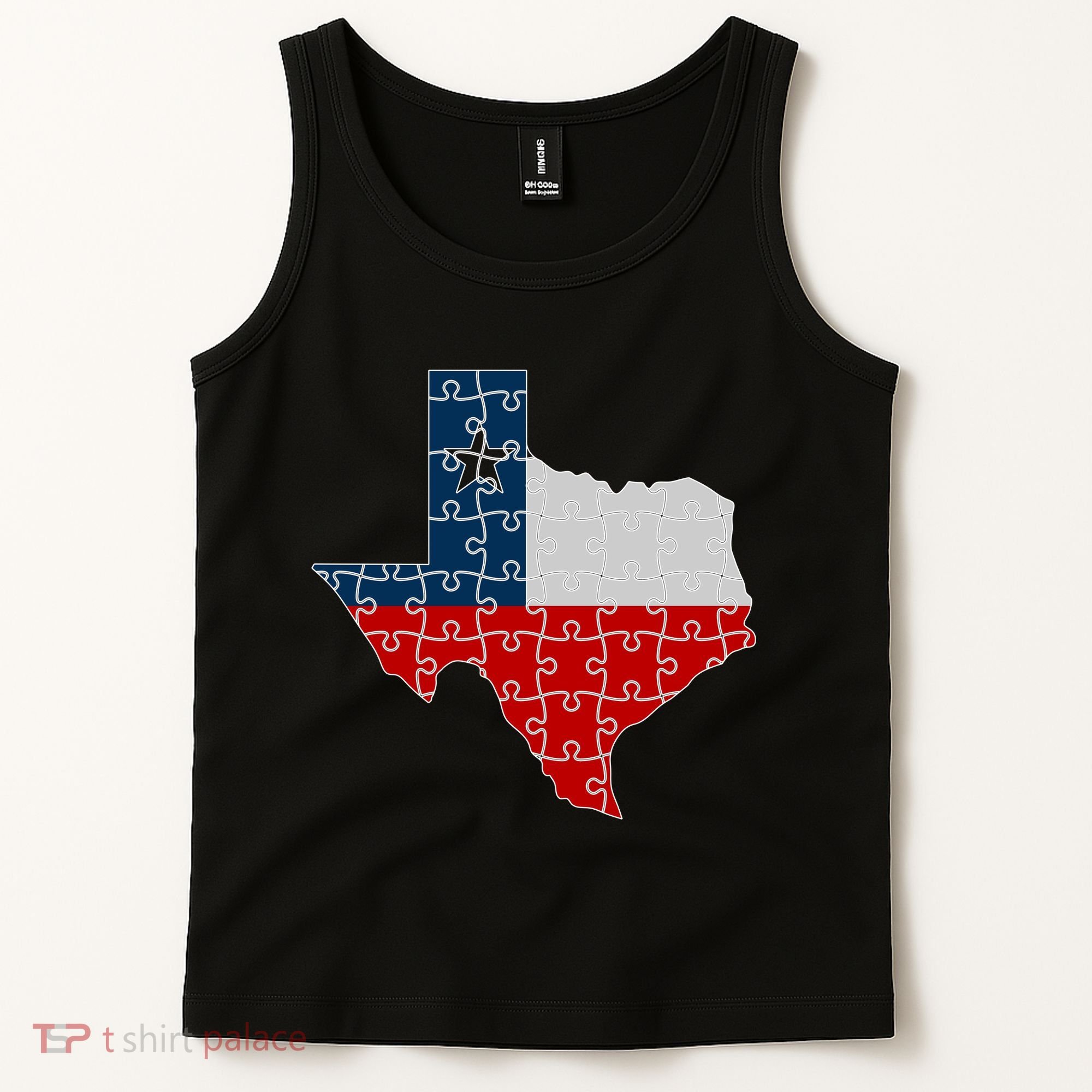 Rebuilding Texas Jigsaw Tank Top