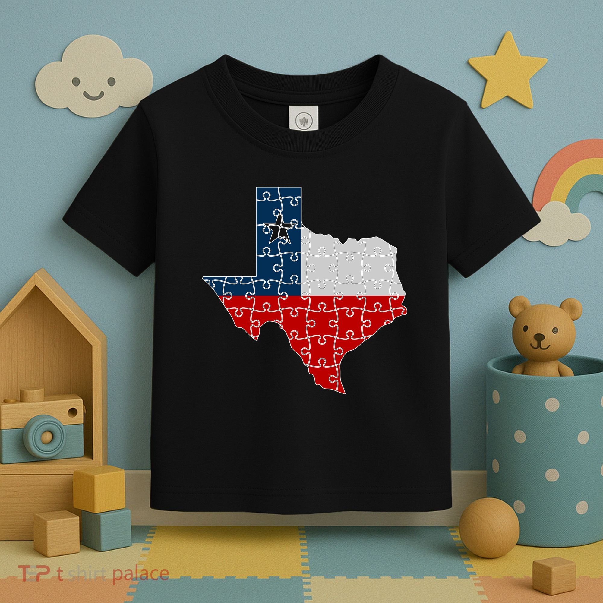 Rebuilding Texas Jigsaw Toddler T-Shirt