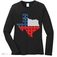 Rebuilding Texas Jigsaw Women's Long Sleeve Shirt thumb 0