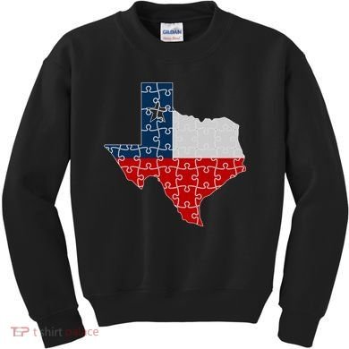 Rebuilding Texas Jigsaw Kids Sweatshirt