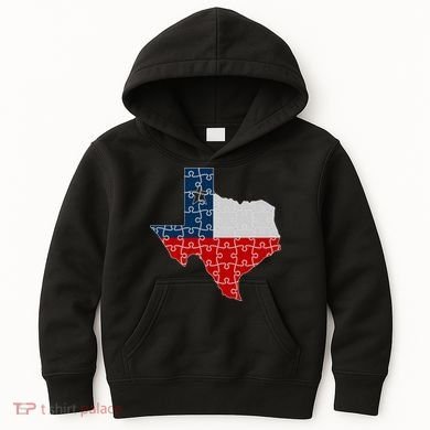 Rebuilding Texas Jigsaw Kids Hoodie