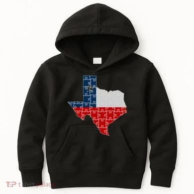 Rebuilding Texas Jigsaw Kids Hoodie
