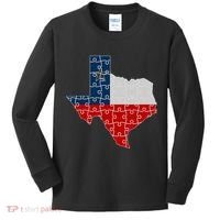 Rebuilding Texas Jigsaw Kids Long Sleeve Shirt thumb 0