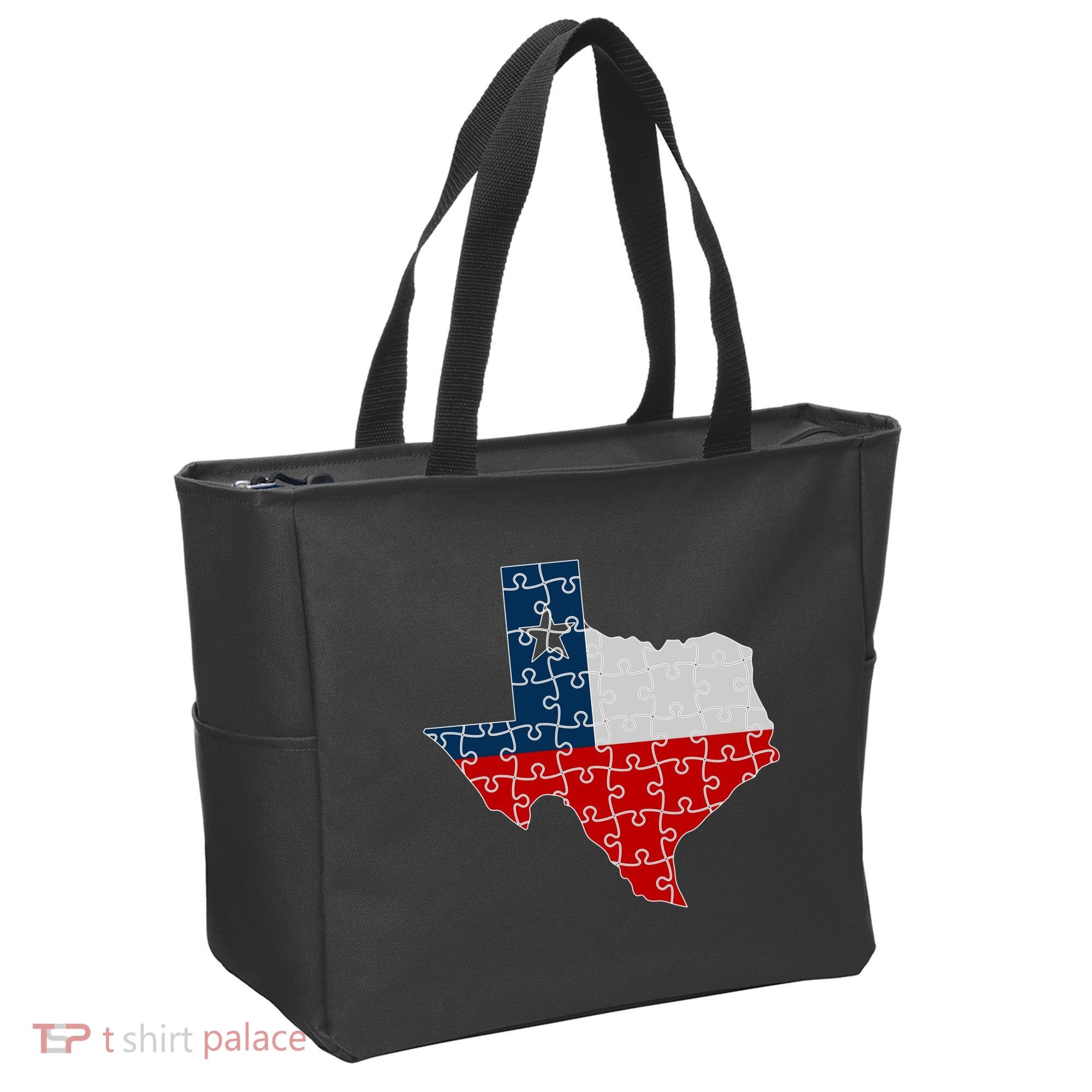Rebuilding Texas Jigsaw Tote Bag