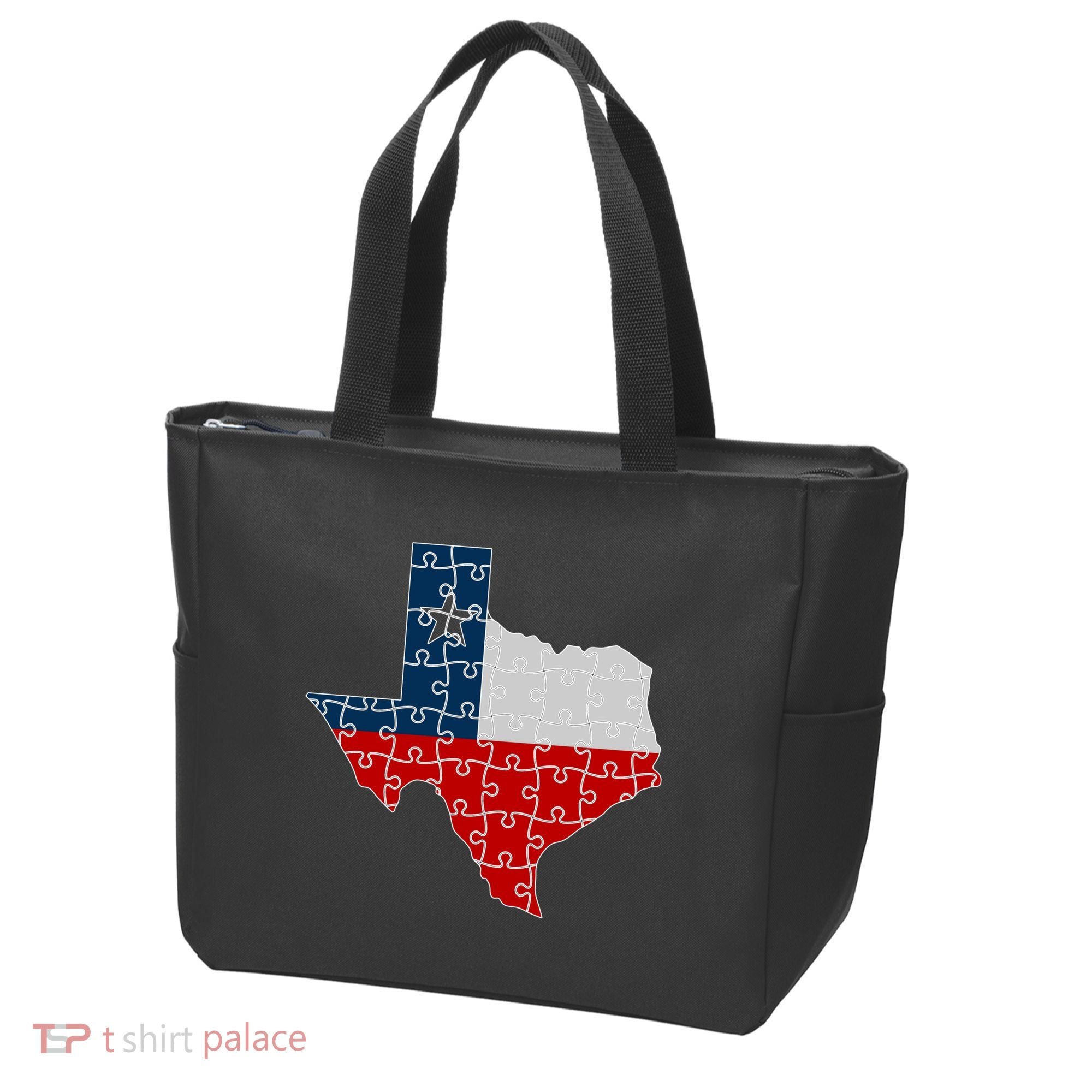 Rebuilding Texas Jigsaw Tote Bag