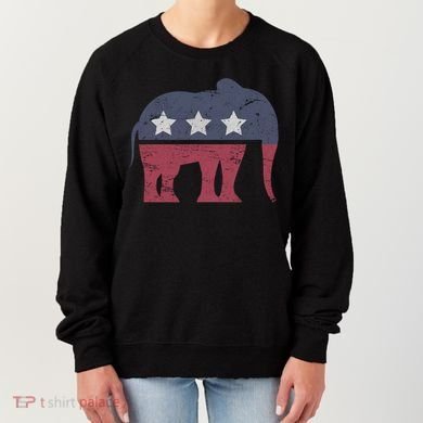 Republican Elephant Cool Support Donald Trump Cute Gift Women's Sweatshirt