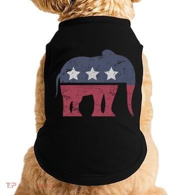 Republican Elephant Cool Support Donald Trump Cute Gift Doggie Tank