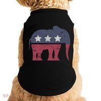 Republican Elephant Cool Support Donald Trump Cute Gift Doggie Tank thumb 0