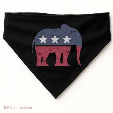 Republican Elephant Cool Support Donald Trump Cute Gift USA-Made Doggie Bandana