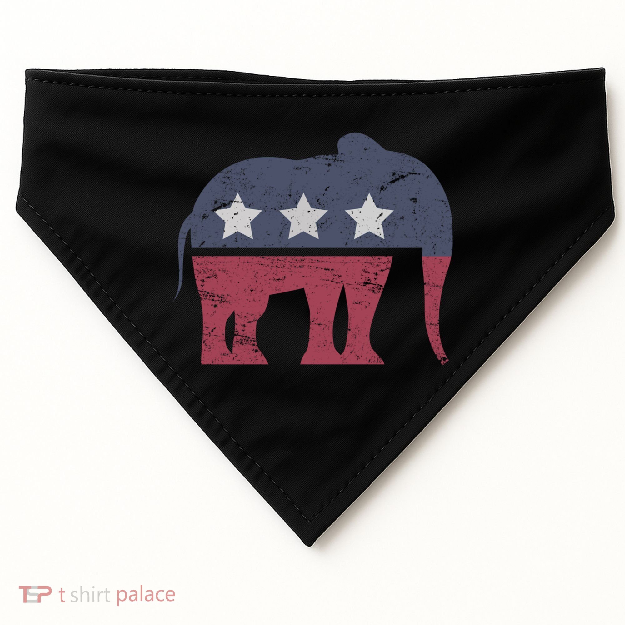 Republican Elephant Cool Support Donald Trump Cute Gift USA-Made Doggie Bandana