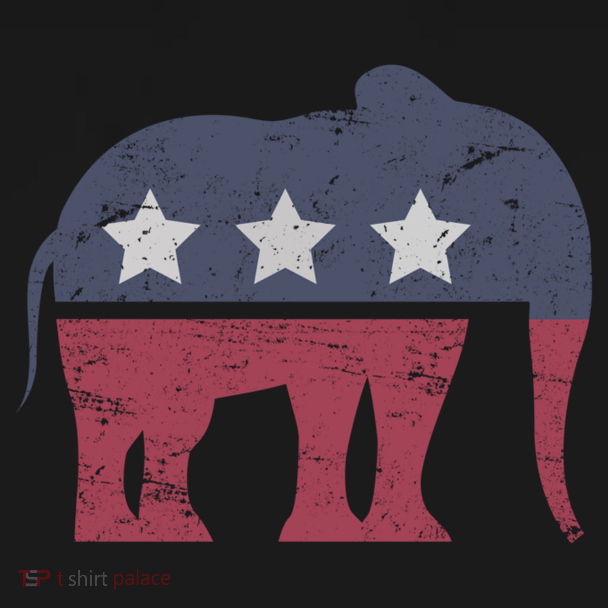 Republican Elephant Cool Support Donald Trump Cute Gift USA-Made Doggie Bandana