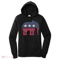 Republican Elephant Cool Support Donald Trump Cute Gift Women's Hoodie thumb 0