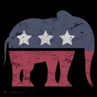 Republican Elephant Cool Support Donald Trump Cute Gift Ornament thumb 1