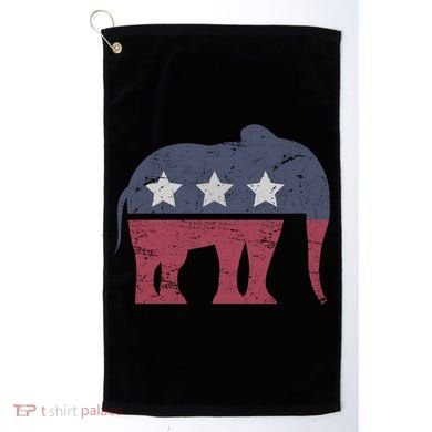 Republican Elephant Cool Support Donald Trump Cute Gift Golf Towel
