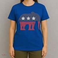 Republican Elephant Cool Support Donald Trump Cute Gift T-Shirt thumb 4