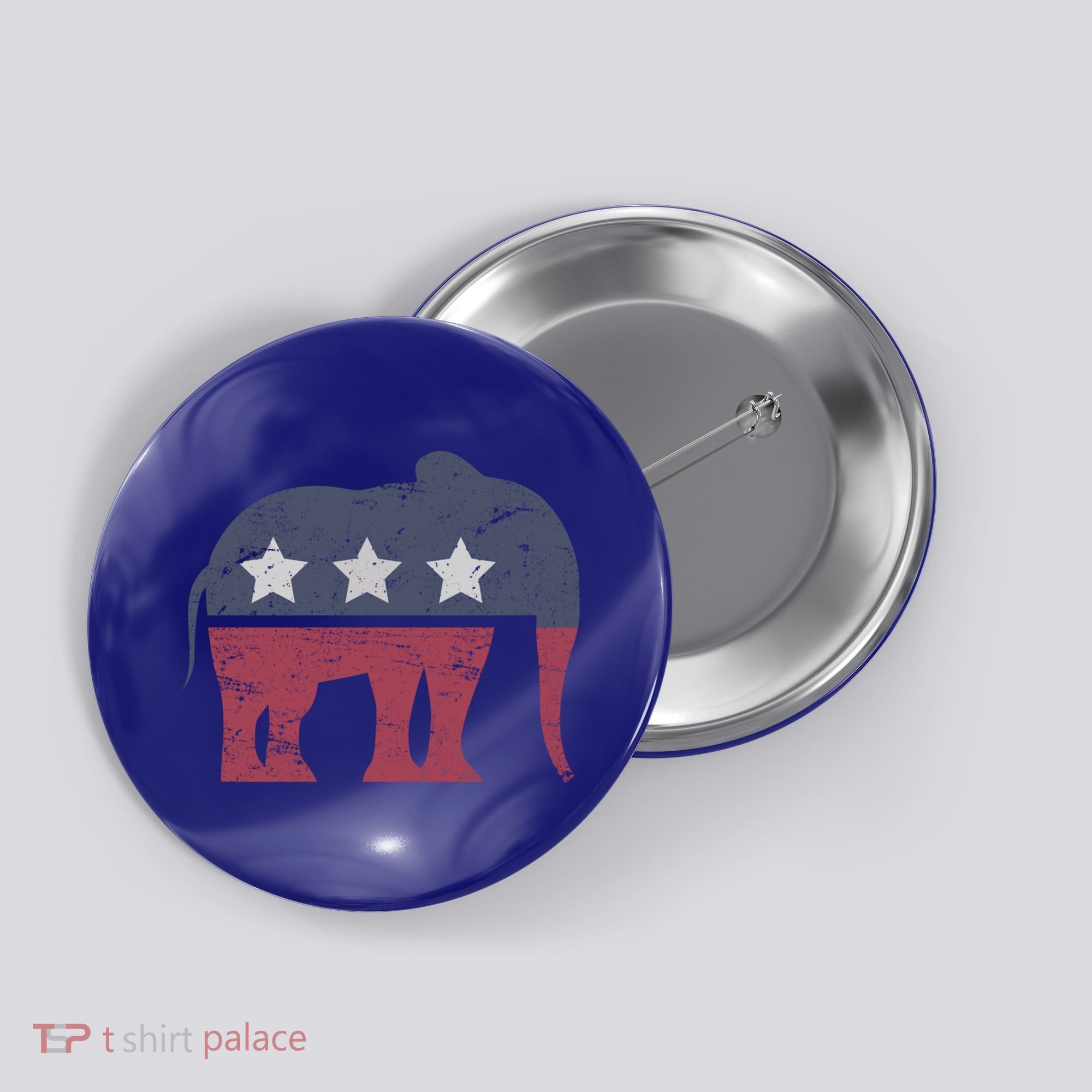 Republican Elephant Cool Support Donald Trump Cute Gift Button