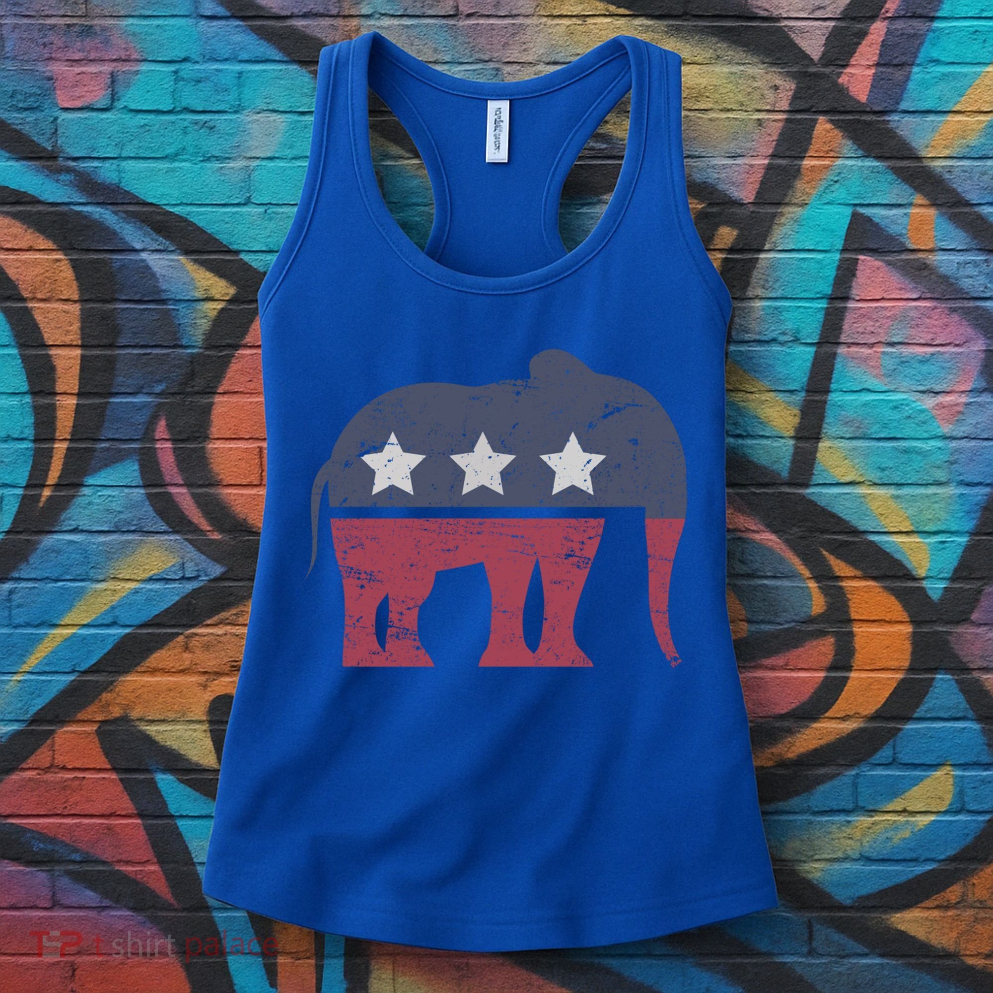Republican Elephant Cool Support Donald Trump Cute Gift Women's Tank Top