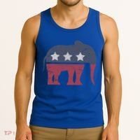 Republican Elephant Cool Support Donald Trump Cute Gift Tank Top thumb 3