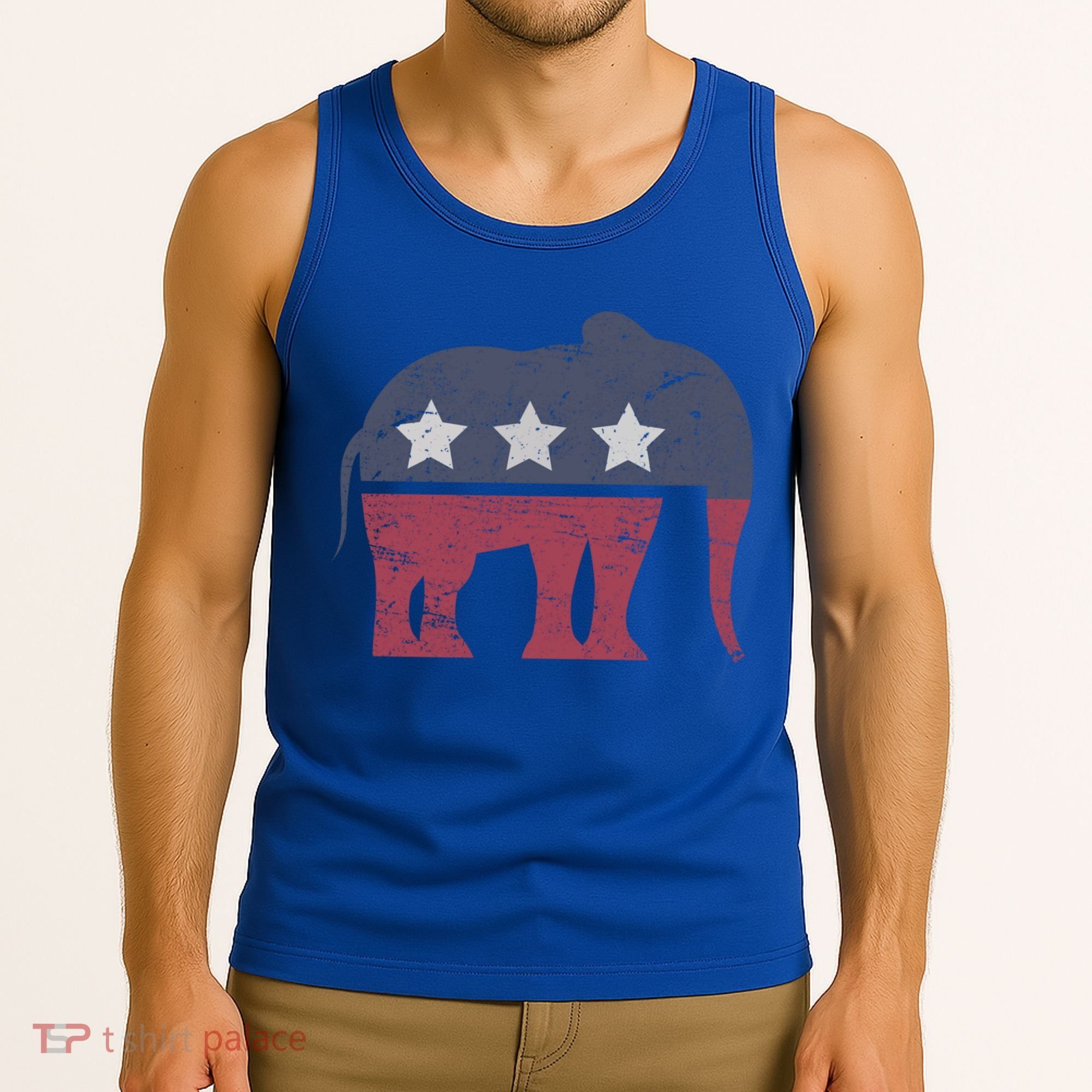 Republican Elephant Cool Support Donald Trump Cute Gift Tank Top