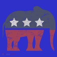 Republican Elephant Cool Support Donald Trump Cute Gift Women's Long Sleeve Shirt thumb 2